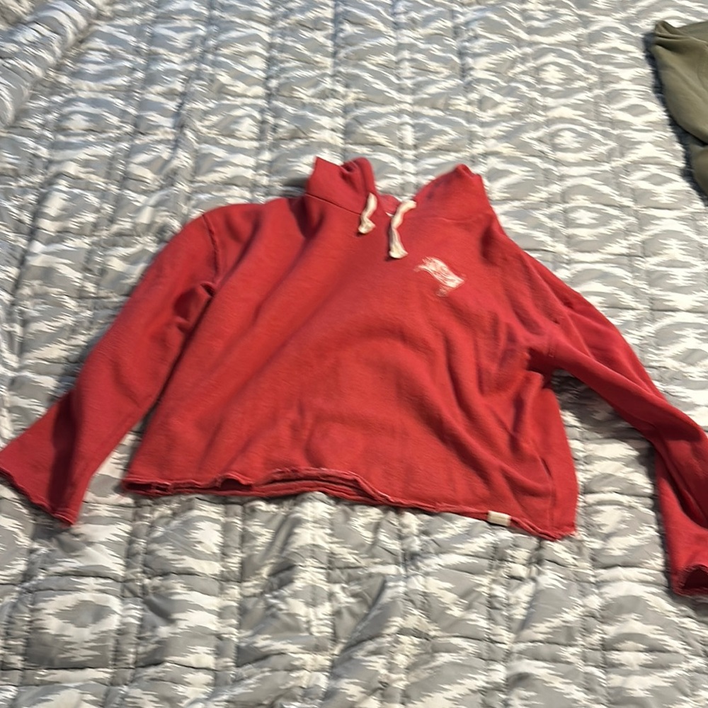 Tampa Bay Buccaneers Vibrant Red Cowl Neck Sweater by Fanatics